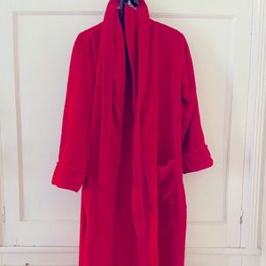 Charter club cosy red robe M